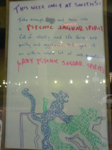 Useless Cafe Whiteboard